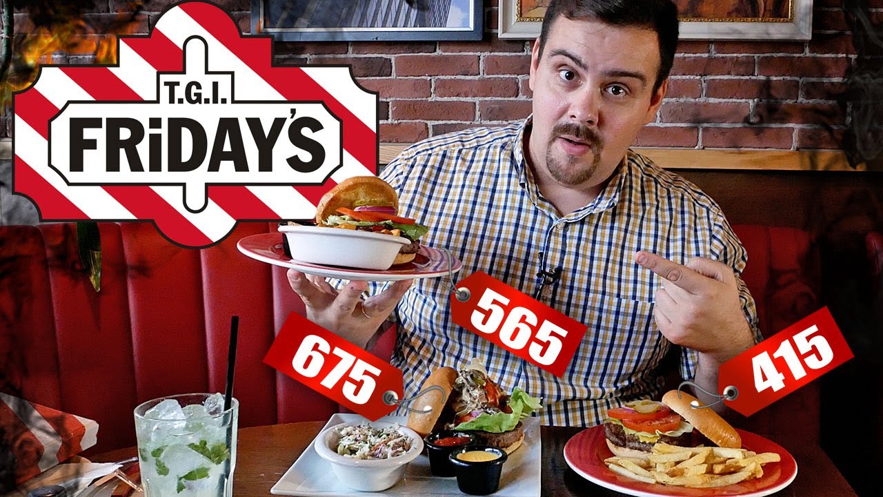 Бургеры в TGI Fridays (Фрайдис. Старая школа. Как сэкономить 25%