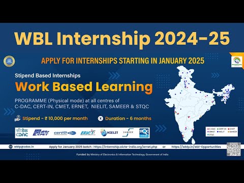 Work Based Learning Internship 2025,How to Apply Work Based Learning Internship 2025,C-DAC|CERT-IN