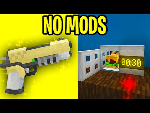 come FARE una PISTOLA e MICROONDE FUNZIONANTE | Minecraft ita