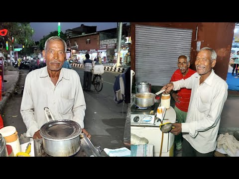 चाय वाले बाबा मात्र 5 रुपए में पिलाते है सभी को चाय | Agra Street Food |