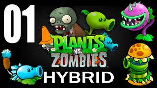 PVZ Hybrid - Adventure Mode - Chapter 1 - "Emergency in The Front Yard" - Gameplay No Commentary