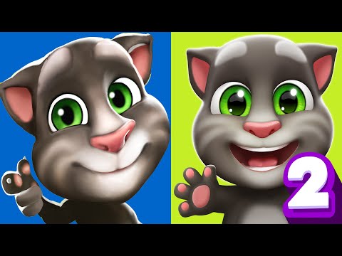 My Talking Tom2 vs My Talking Tom Andriod ios Gameplay 2025 Tom Brown fur Lvl 117 Tom2 Game Ep4244