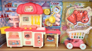 Satisfying with Unboxing & Review Miniature Kitchen Set Toys Cooking Video | ASMR Videos no music