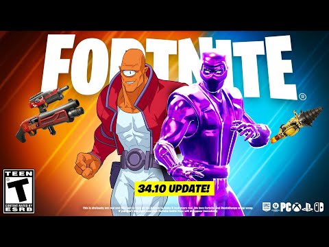 FORTNITE 34.10 UPDATE is NOW LIVE!