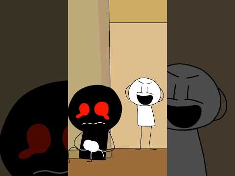 I'm the one watching the demon! #flipaclip #animation #memes #shorts #short