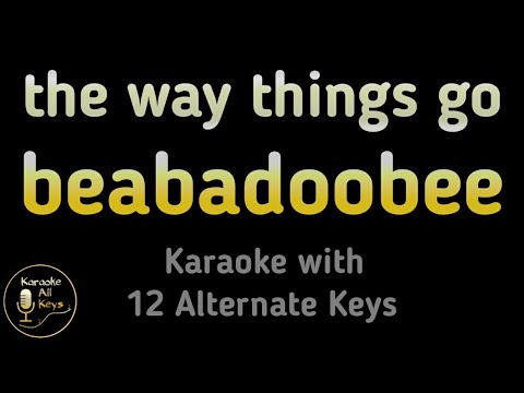 beabadoobee – the way things go Karaoke Instrumental Lower Higher Male & Original Key