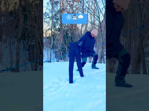 ❄️frozen☃️ ഇനി ഇതെങ്ങാനും താനെ നടക്കുമോ 😃 #snow #winter #ytshorts #norway #shortsfeed #fun