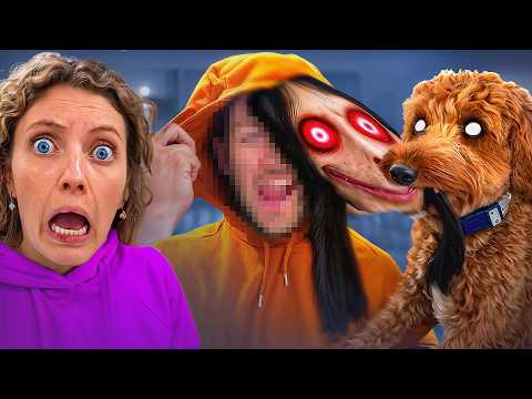 my Dog ATTACKED the CREEPY STRANGER...*FACE REVEAL*