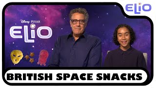 Brad Garrett (Lord Grigon) and Yonas Kibreab (Elio) Try British Space Snacks👽 | Elio @DisneyClubUK