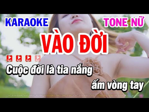 Karaoke Vào Đời Tone Nữ G#m ( Beat Hay ) Karaoke Phi Long