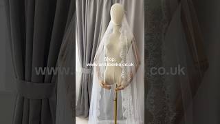 How to make a Wedding Veil with lace edge, Bridal Veil sewing tutorial, DIY Veil, Anita Benko Bridal