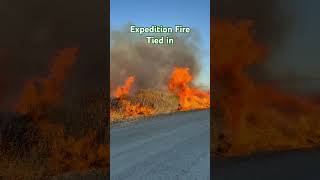 Burn operation tied in. #wildlandfire #firefighter #brushfire #wildlandfirefighter
