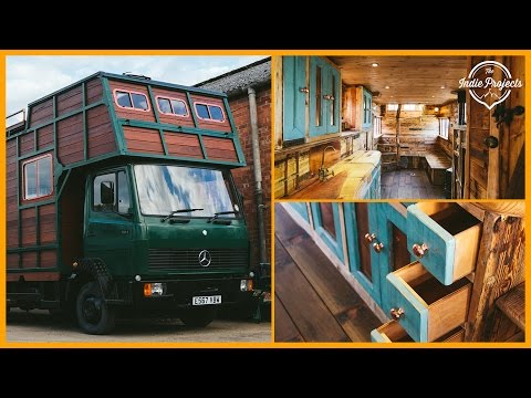 Off-Grid Horsebox Tiny House Tour!