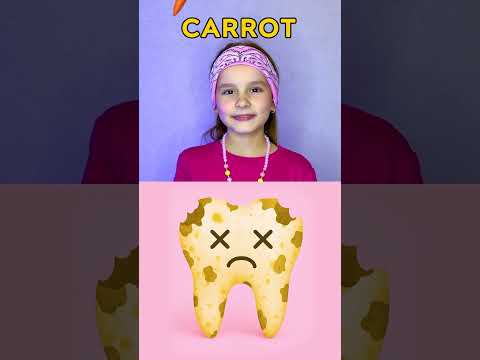 🥦What is good for our teeth? Let’s See!