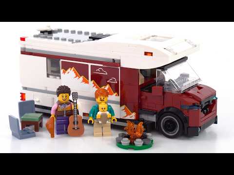 LEGO City 2025 Holiday Camper Van review! 60454  #NotSponsored