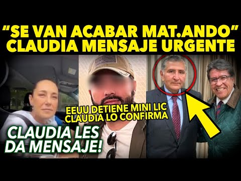 DURA ADVERTENCIA ¡CLAUDIA LES MANDA MENSAJE! PLEITO ADAN Y MONREAL. PANISTAS APROVECHAN