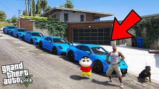 GTA 5 : Franklin Made WORLD'S LONGEST PORSCHE GT3RS With Shinchan In GTA 5!