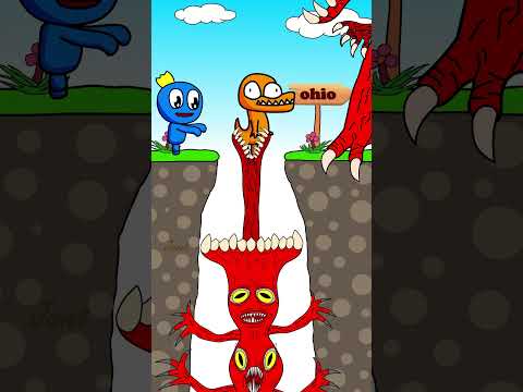 Top 3 Blue Outwitted Double Beast #5 | Funny animation🤣🤣🤣 #shorts #cartoon #story