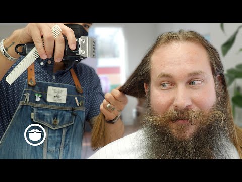 Scruffy Man's Amazing Transformation into a Modern Gentleman