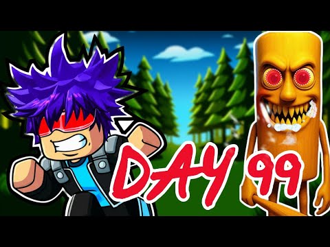 I SURVIVED 99 NIGHTS IN THE BRAINROT FOREST (ROBLOX)