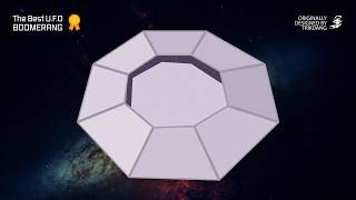 BEST PAPER AIRPLANE - How to make a Paper Airplane that Flies Spinning | First Class U.F.O