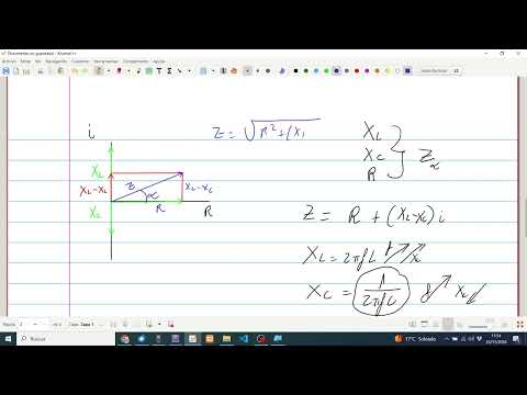 Circuito RLC. Representación de impedancias. Impedancia total.