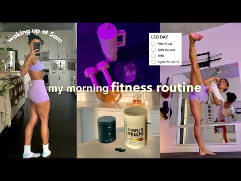my 6am workout routine vlog | as a martial arts gym girl, leg day, training like an athlete