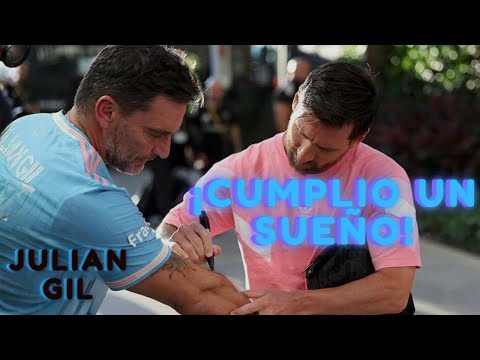 JULIAN GIL SE TATUÓ LA FIRMA DE MESSI!