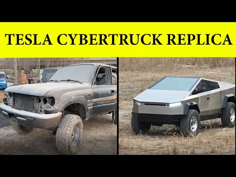 BUILD TESLA CYBERTRUCK REPLICA FROM TOYOTA LC80 - SUPERCAR REPLICA