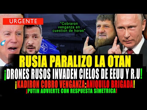 ✅💥RUSIA PARALIZA LA OTAN. MISIL CAYO. ¡DRONES RUSOS INVADEN CIELOS DE EEUU Y R.U. ¡CON-FUSION!