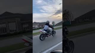 (Attempting to ride my bike)