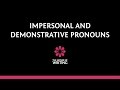 Types and Uses of Pronouns
