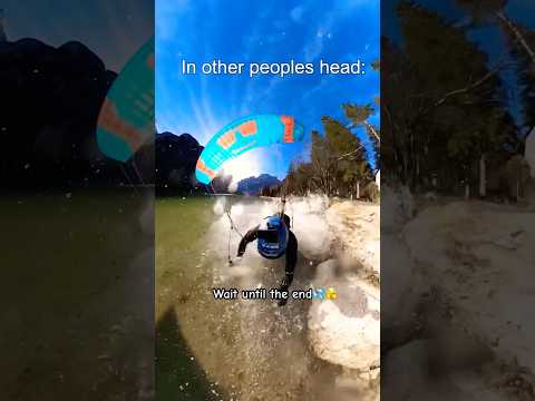 Paragliding landing inside braies lake gone wrong