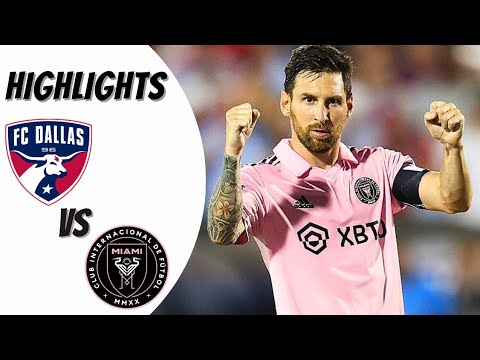 FC Dallas vs Inter Miami | Leagues Cup 2023 Highlights