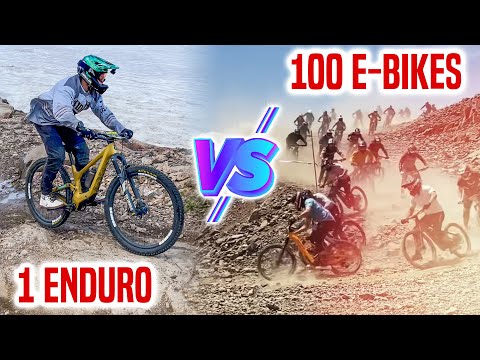 OHNE Motor gegen 100 E-Bikes ! 🤯  Megavalanche 2025 Qualification