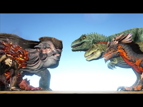 GENESIS CREATURES VS ARK DINOSAURS | Cantex