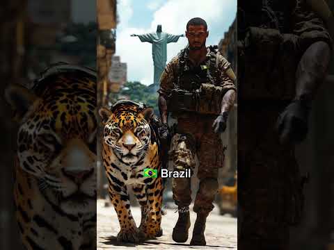 Animal Companions of Worldwide Countries #beautiful #military #animals #lion #eagle #usa #germany