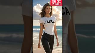Jessica ❤ First time meet with orca ( baby dolphin ) 😭 #ai #shorts #jessica