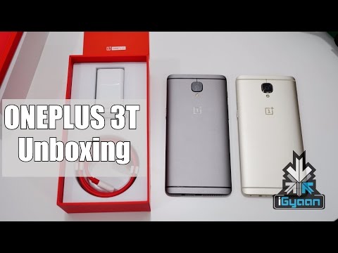 (ENGLISH) OnePlus 3T Gunmetal 128GB Unboxing and Hands On - iGyaan