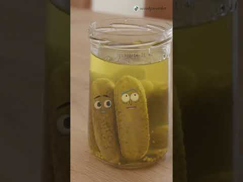Pickle Rick in Real Life 😱🥒 So this is how pickles turn sour..😂 #rickandmorty  #shorts  #animation