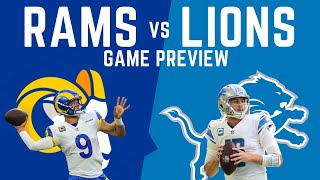 LA Rams vs Detroit Lions - Game Preview | LA Rams Talk