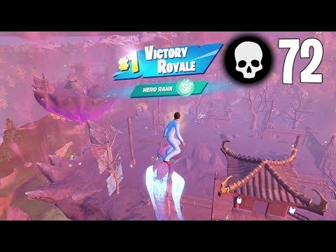 72 Elimination Solo Vs Squads Wins (Fortnite Chapter 6 PS4 Controller Gameplay)