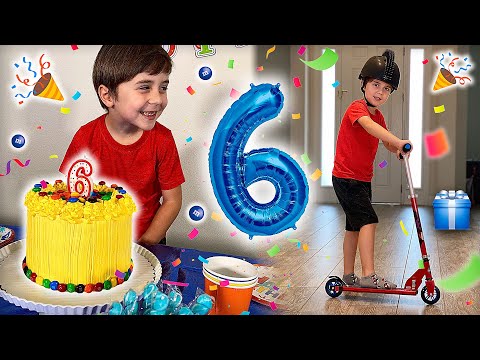 ANIVERSÁRIO DE 6 ANOS DO MARCOS 🎉 Festa Surpresa e Presentes 🎁 Família Brancoala