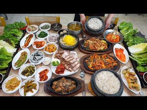기업회장이 5번이나 먹으러 온 산속 밥집? 정치인, 연예인들도 조용히 수백명 먹고 간 대박 밥집┃Korean table d'hote / Korean street food
