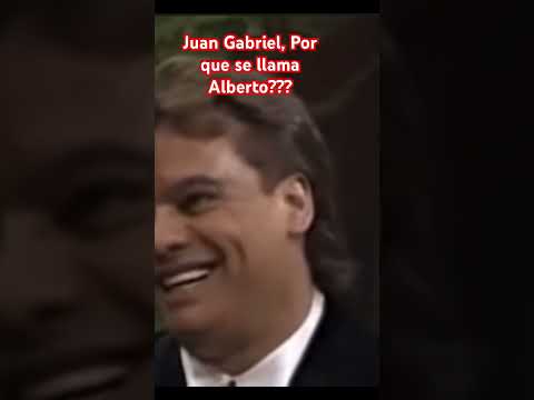 Juan Gabriel platica por que se llama Alberto!!!
