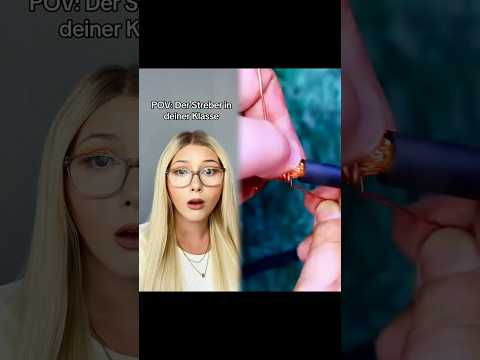POV: Der Streber in deiner Klasse… insta:_mandyhess_ 🫶🏻 #pov #acting #viral #mandyfamily
