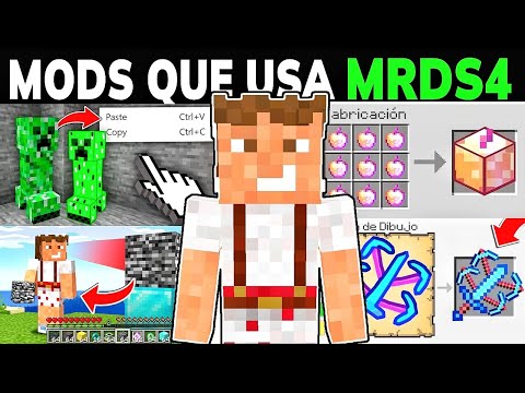 💚 TOP 4 MEJORES MODS QUE USA MRDS4 💚 Minecraft PE 1.21 | PACK de ADDONS para MINECRAFT PE 2025