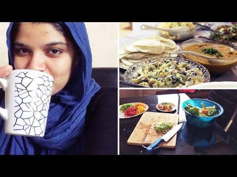 Dinner Party Vlog/Veg Fried Rice/Gobi manchurian/Beef curry/Veg Creamy salad/Tofee Cheesecake