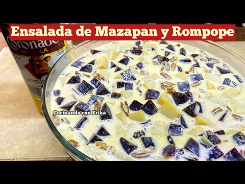 ENSALADA DE GELATINA Y ROMPOPE