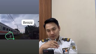 REACTION TEREKAM MELAKUKAN PELEMPARAN KE RANGKAIAN KERETA API😡😡